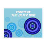 Round Blow Postcard
