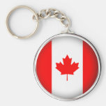 Round Canada Key Chain