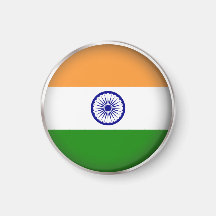 Round India Magnets