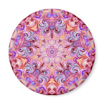Round Kaleidoscope Magnet magnets