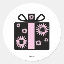 Round Martzkin Baby Shower Stickers