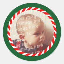 Round Photo Frame Round Stickers
