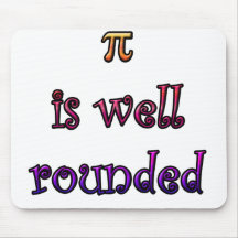 Round Pi Mouse Pad