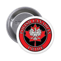 Round Polish Canadian Buttons