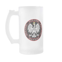 Round Polish Eagle Coffee Mug