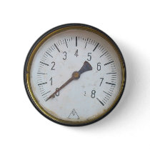 Round Pressure Gauge Metre Dial