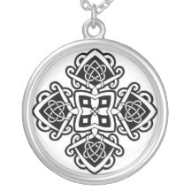 round sterling necklace