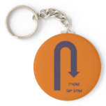 Round the Bend Key Chain
