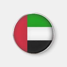 Round United Arab Emirates Fridge Magnets