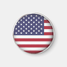 Round United States Magnet