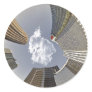 Round View of Skyscrapers Round Sticker