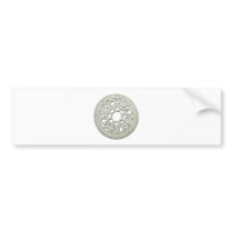 RoundDecorativeTile112810 Bumper Sticker