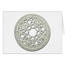 RoundDecorativeTile112810 Greeting Card