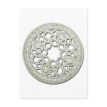 RoundDecorativeTile112810 Post Card