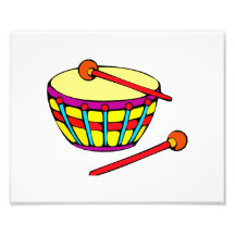 Rounded Drum Simple Version Photo Print