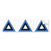 Roundel the Estonian Air Force, Estonia Bumper Sticker