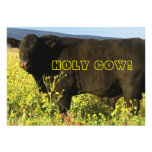 Roundup Time!  Holy Cow - Western Party Invitation