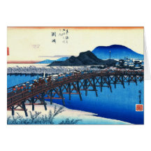 Route 1833 de Tokaido de station d'Okazaki Carte