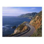 Route 1 le long de la côte de la Californie près Carte Postale