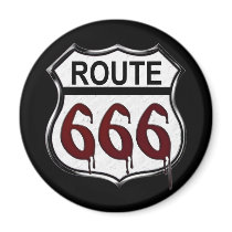 Route 666 magnets