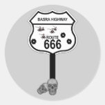 Route 666 stickers