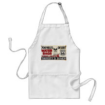Route 66 - 700 miles desert roadside sign aprons