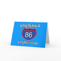Route 66 86th Birthday Card