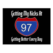 Route 66 97th Birthday postcards