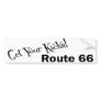 Route 66 Bumper Sticker