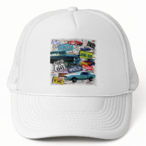 Route 66_ClassicCarsOne_18sq Hats