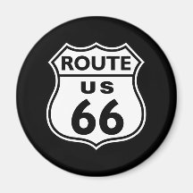 Route 66 fridge magnet