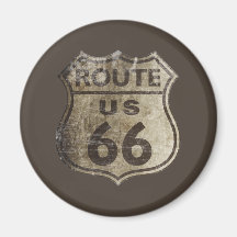 Route 66 refrigerator magnet