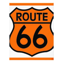 route 66 safety orange Customize this! Customized Letterhead