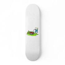 Rover picking up Martian Custom Skateboard