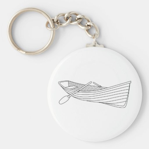 Row Boat Key Chain