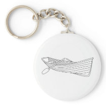 Row Boat Key Chain