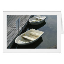 Row Boats Greeting Card