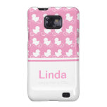 Row duck in pink Custom Samsung Galaxy Cases