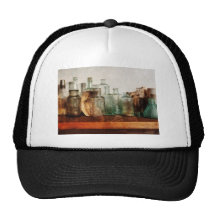 Row of Medicine Bottles Trucker Hat