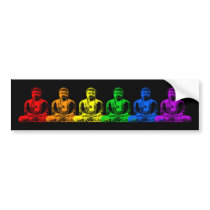 Row of Rainbow Buddhas