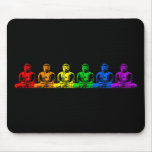 Row of Rainbow Buddhas