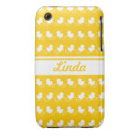 row of white ducks yellow iPhone 3G/3GS Mate casemate cases