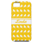 row of white ducks yellow iPhone 5 Case-Mate casemate cases