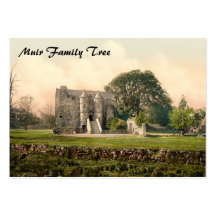 Rowallan Castle, Kilmarnock, Ayrshire, Scotland Business Card Template