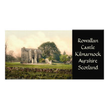 Rowallan Castle, Kilmarnock, Ayrshire, Scotland Personalized Photo Card
