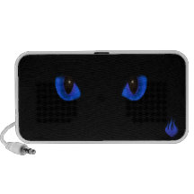 Rowan's Cat's Eyes Doodle Case Portable Speaker