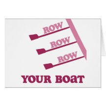 RowChick Row Row Row Your Boat Greeting Card
