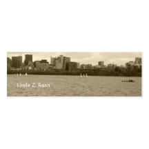 Rower & Boating sepia tone Business Card Templates