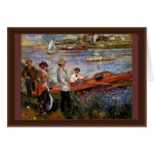 Rowers Of Chatou By Pierre-Auguste Renoir Cards