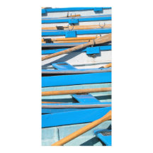 Rowing boats at Henley on Thames UK Photo Card Template